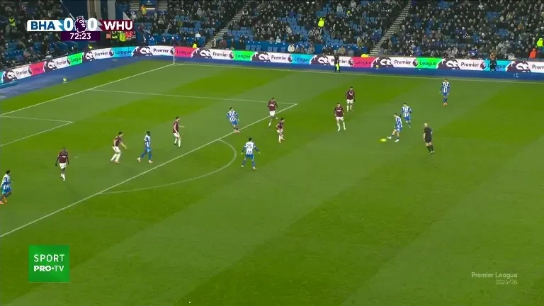 Brighton - West Ham, VOYO: Gol Bowen (minutul 73)